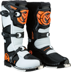 MOOSE RACING M1.3 MX Boots - Black/Orange/White - Size 9 3410-1990