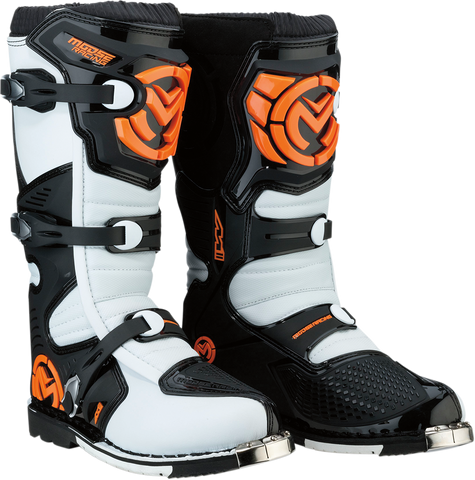 MOOSE RACING M1.3 MX Boots - Black/Orange/White - Size 11 3410-1992