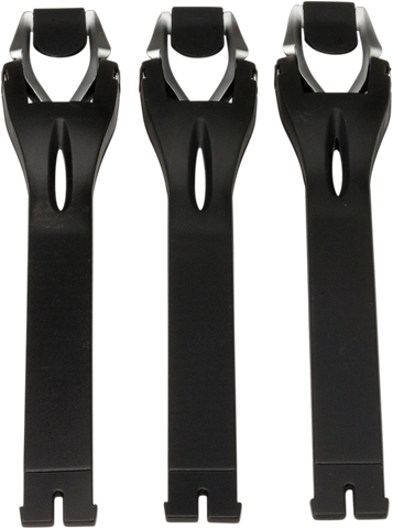 MOOSE RACING Strap/Buckle Kit - Black 3430-0845