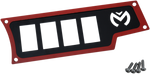 MOOSE UTILITY Dash Plate - Right - Red 100-4353-PU