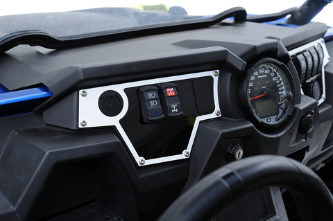 MOOSE UTILITY Dash Plate - Large - Left - White 100-4361-PU