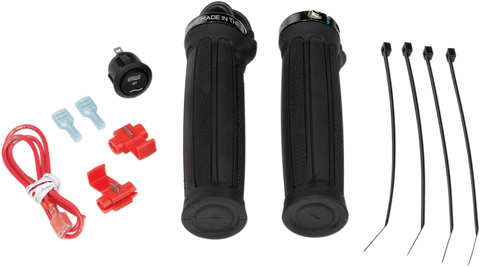 MOOSE UTILITY Grips - Heated - Clamp-On 215208