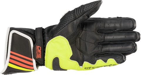 ALPINESTARS GP Plus R v2 Gloves - Gray/Black/Yellow/Red - Medium 3556520-9135-M