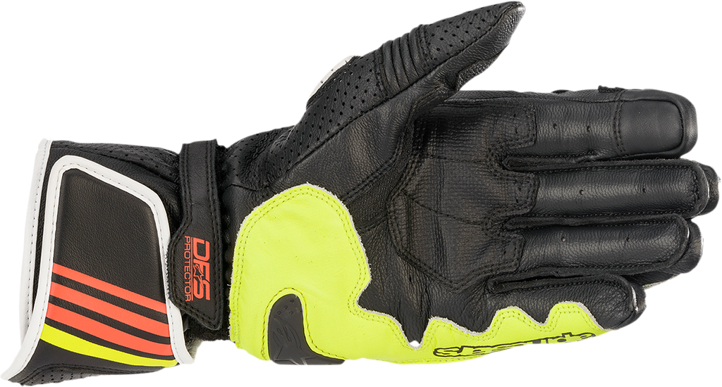 ALPINESTARS GP Plus R v2 Gloves - Gray/Black/Yellow/Red - Small  3556520-9135-S