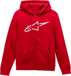 ALPINESTARS Ageless ll Zip Hoodie - Red/White - Large 1038530523020L