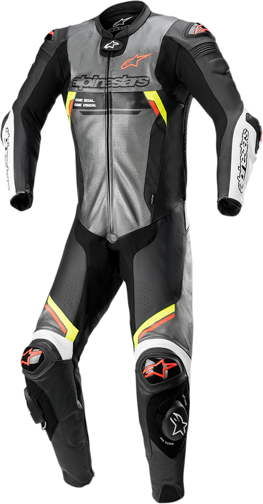 ALPINESTARS Missile Ignition v2 - 1-Piece Suit - Gray/Black/Yellow/Red - US  44 / EU 54 3150222-9135-54