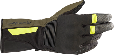 ALPINESTARS Denali Aerogel Drystar® Gloves - Black/Green/Yellow - XL 3526922-1685-XL