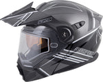 Exo At950 Cold Weather Helmet Teton Silver Md (Dual Pane)