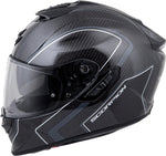 Exo St1400 Carbon Full Face Helmet Antrim Grey Lg