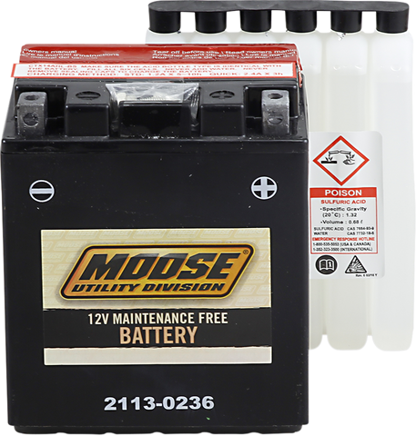 MOOSE UTILITY AGM Battery - YTX14AHL-BS MTX14AHL-BS