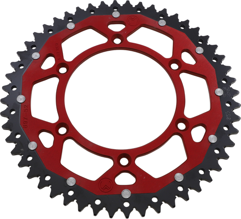 MOOSE RACING Dual Sprocket - Red - 52 Tooth 1210-897-52-13X