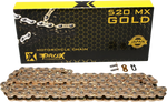 PROX 520 MX Chain - Gold - 120 Link 07.RC520120CG
