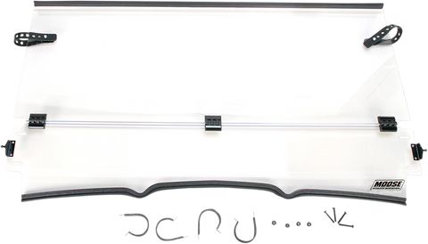 MOOSE UTILITY Full Folding Windshield - Teryx LEMA100-0010