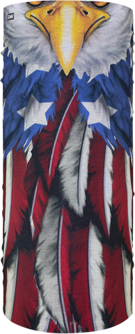 ZAN HEADGEAR Motley Tube® Polyester Neck Tube - USA Eagle T454