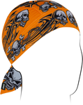 ZAN HEADGEAR SportFlex® Flydanna® - Orange Tribal Skull ZL669