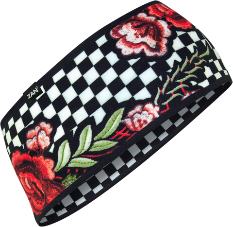 ZAN HEADGEAR SportFlex® Headband - Checkered Floral HBL421