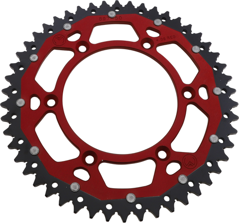 MOOSE RACING Dual Sprocket - Red - 50 Tooth 1210-897-50-13X