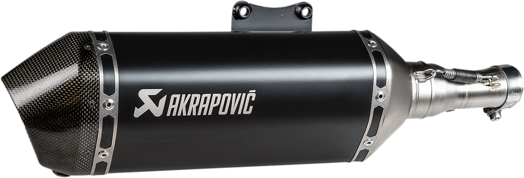AKRAPOVIC Slip-On Muffler - Stainless Steel S-VE125SO3-HZBL