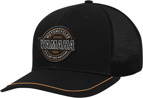 YAMAHA APPAREL Yamaha Motorcycle Patch Hat - Black NP21A-H2740