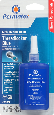 PERMATEX 242 Threadlocker - Blue - 1.22 U.S. fl oz. 24240