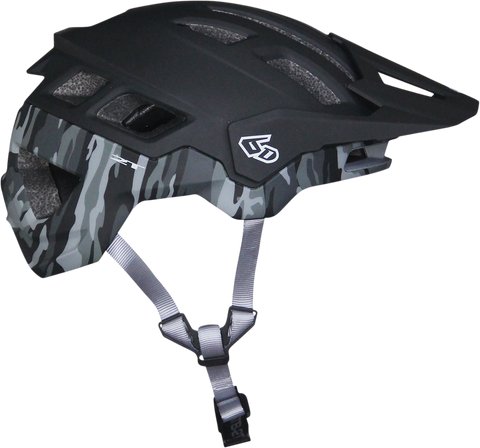 6D HELMETS ATB-2T Ascent Helmet - Black/Camo Matte - XL/2XL 23-0018