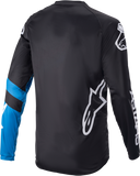 ALPINESTARS Racer V3 Long-Sleeve Jersey - Black/Bright Blue - 2XL 1762822-1078-2X