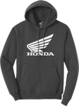 HONDA APPAREL Women's Honda Wing Hoodie - Gray - Large NP21S-S3031-L