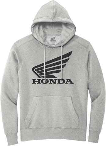 HONDA APPAREL Honda Wing Hoodie - Gray/Black - Medium NP21S-S3028-M