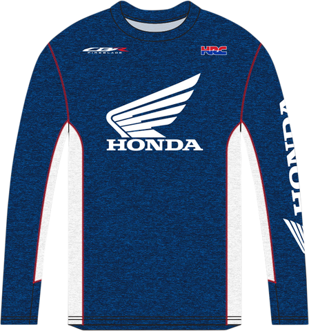 HONDA APPAREL Honda HRC Long-Sleeve T-Shirt - Navy/White - Large NP21S-M2482-L