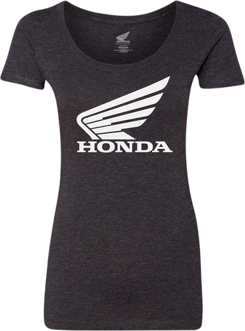HONDA APPAREL Women's Honda Wing T-Shirt - Black - Large NP21S-L3030-L
