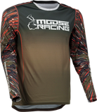 MOOSE RACING Agroid Jersey - Olive/Orange - Small 2910-6982