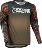 MOOSE RACING Agroid Jersey - Olive/Orange - Medium 2910-6983