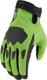 ICON Hooligan™ CE Gloves - Green - Medium 3301-4367