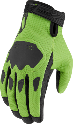 ICON Hooligan™ CE Gloves - Green - Large 3301-4368