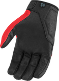 ICON Hooligan™ CE Gloves - Red - Small 3301-4384