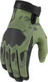 ICON Hooligan™ CE Gloves - Green Camo - 2XL 3301-4406