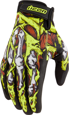 ICON Hooligan™ Facelift Gloves - Hi-Vis - Medium 3301-4427