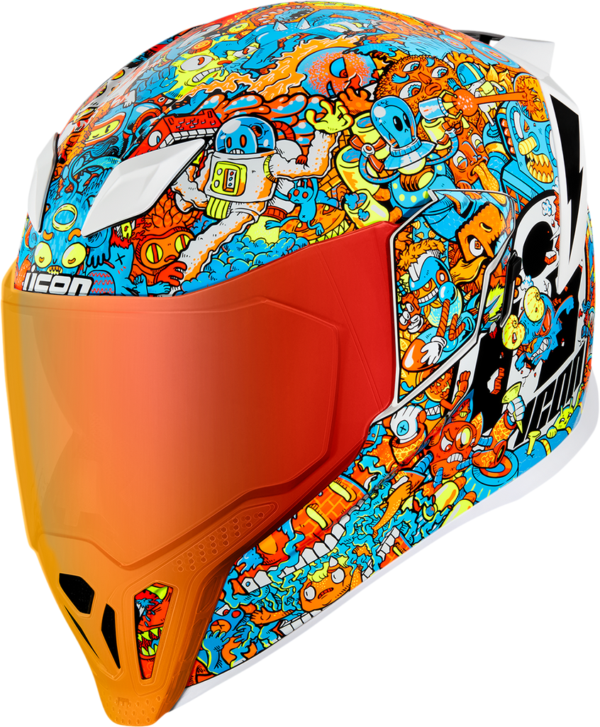 ICON Airflite™ Helmet - ReDoodle - MIPS® - White