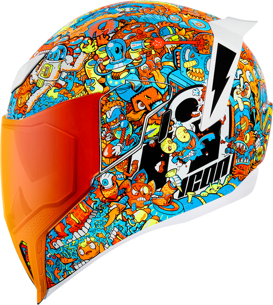 ICON Airflite™ Helmet - ReDoodle - MIPS® - White