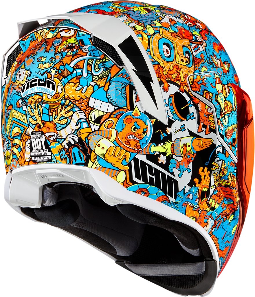 ICON Airflite™ Helmet - ReDoodle - MIPS® - White