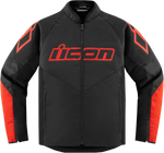 ICON Hooligan™ CE Jacket - Black/Orange - 2XL 2820-5807