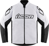 ICON Hooligan™ CE Jacket - White - Large 2820-5799