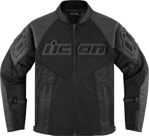 ICON Mesh AF™ Leather Jacket - Black - Medium 2810-3898