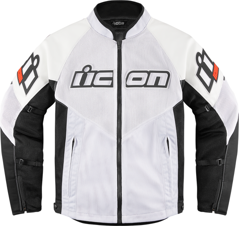 ICON Mesh AF™ Leather Jacket - White - Large 2810-3904