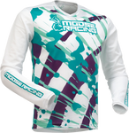 MOOSE RACING Youth Agroid Mesh Jersey - Purple/Teal - XL 2912-2173