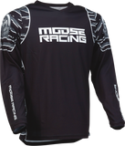 MOOSE RACING Qualifier Jersey - Black/White - Medium 2910-6967