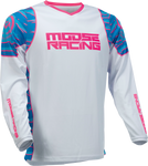 MOOSE RACING Qualifier Jersey - Blue/Pink - XL 2910-6953