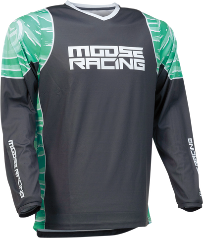 MOOSE RACING Qualifier Jersey - Teal/Gray - Small 2910-6958