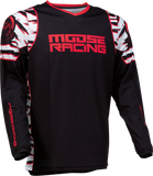 MOOSE RACING Qualifier™ Jersey - Black/Red - Medium 2910-6975