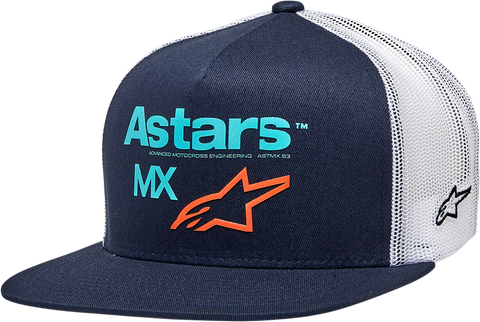 ALPINESTARS First Moto Trucker Hat - Navy/White - One Size 1212813707020OS